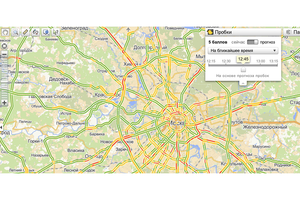Карта москвы с пробками онлайн сейчас проложить маршрут