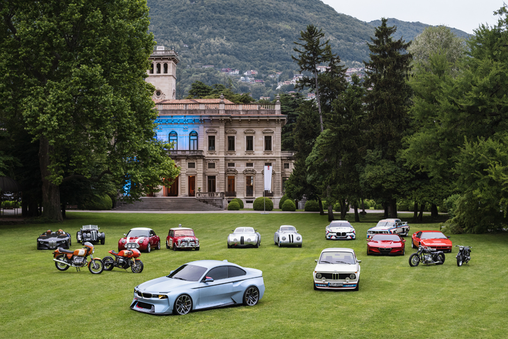 BMW показала полную линейку автомобилей и мотоциклов семейства Hommage
