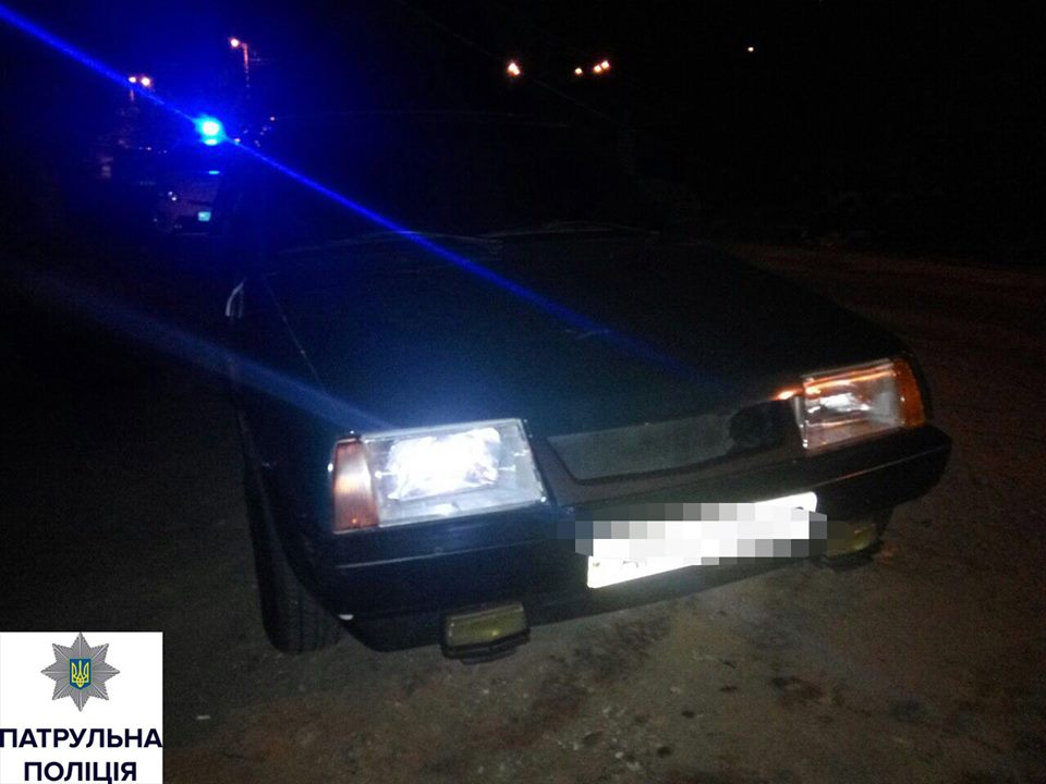 Патрульные устроили погоню за автомобилем нацгвардейцев
