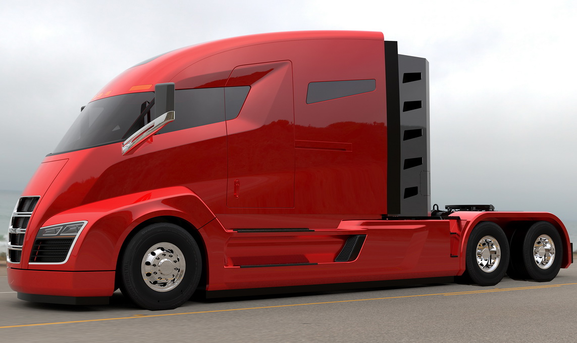 Супергрузовик Nikola One переходит на водород