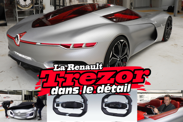 Электромобиль Renault Trezor рассекретили до презентации в Париже