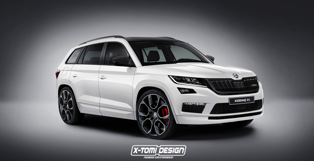 Skoda Kodiaq RS 2018 станет самым быстрым кроссовером чешской марки