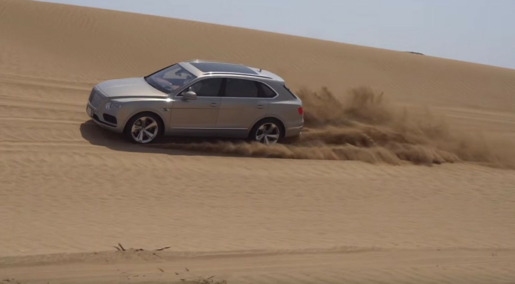 Кроссовер Bentley Bentayga прошел испытание пустыней