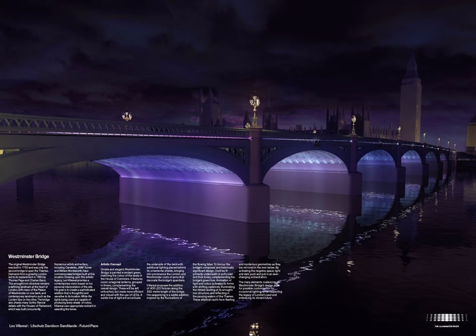 Художник разработал эффектнейшую подсветку мостов
