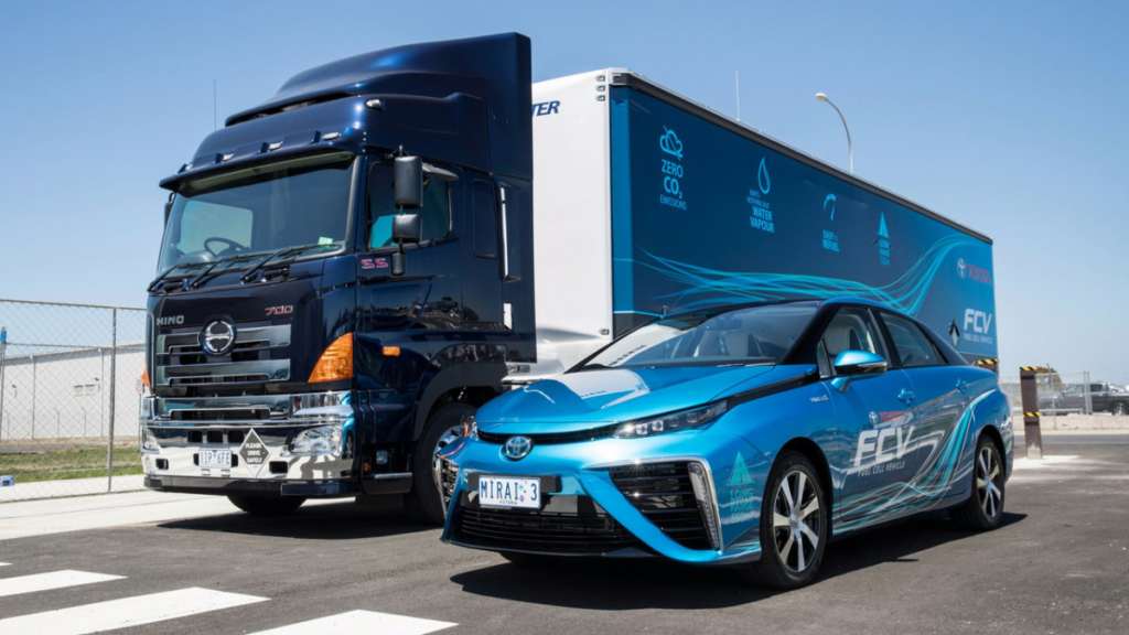 Toyota создала мобильную водородную заправку