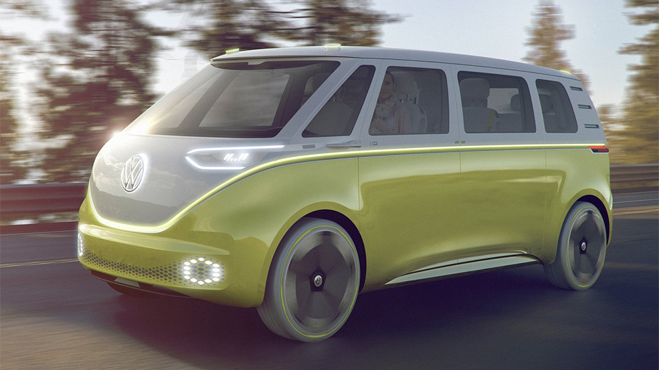 Volkswagen выпустит электрический минивэн с автопилотом