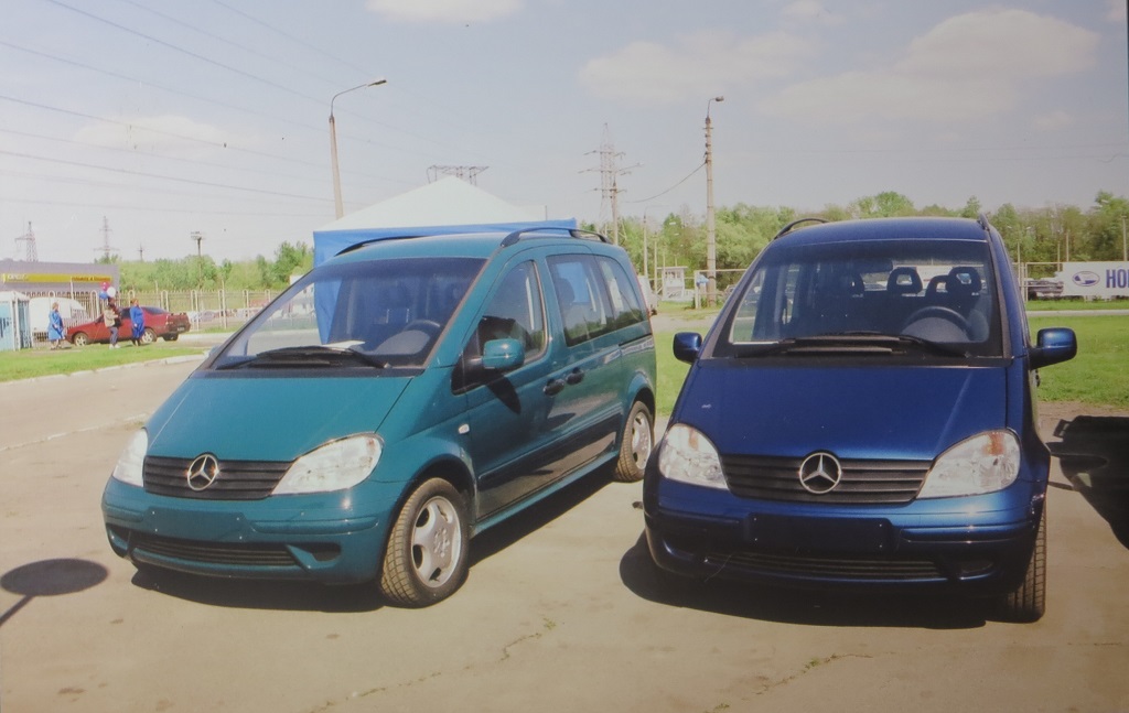 Mercedes-Benz Vaneo, официально презентованный в Киеве в мае 2004 года
