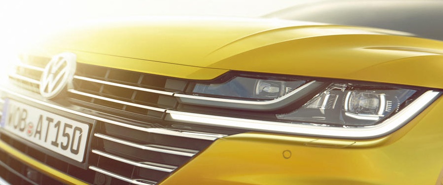 Немцы показали кусочек нового 4-дверного купе Volkswagen Arteon
