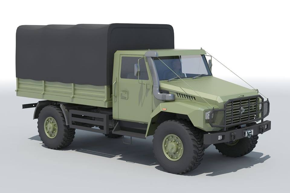 Концепт нового украинского легкого полноприводного грузовика