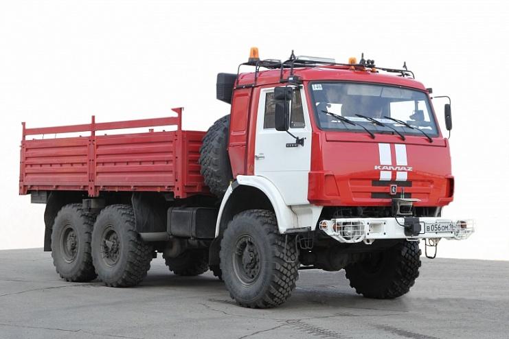 Первый ходовой образец беспилотника создали на базе вездехода КамАЗ-5350 (6х6)