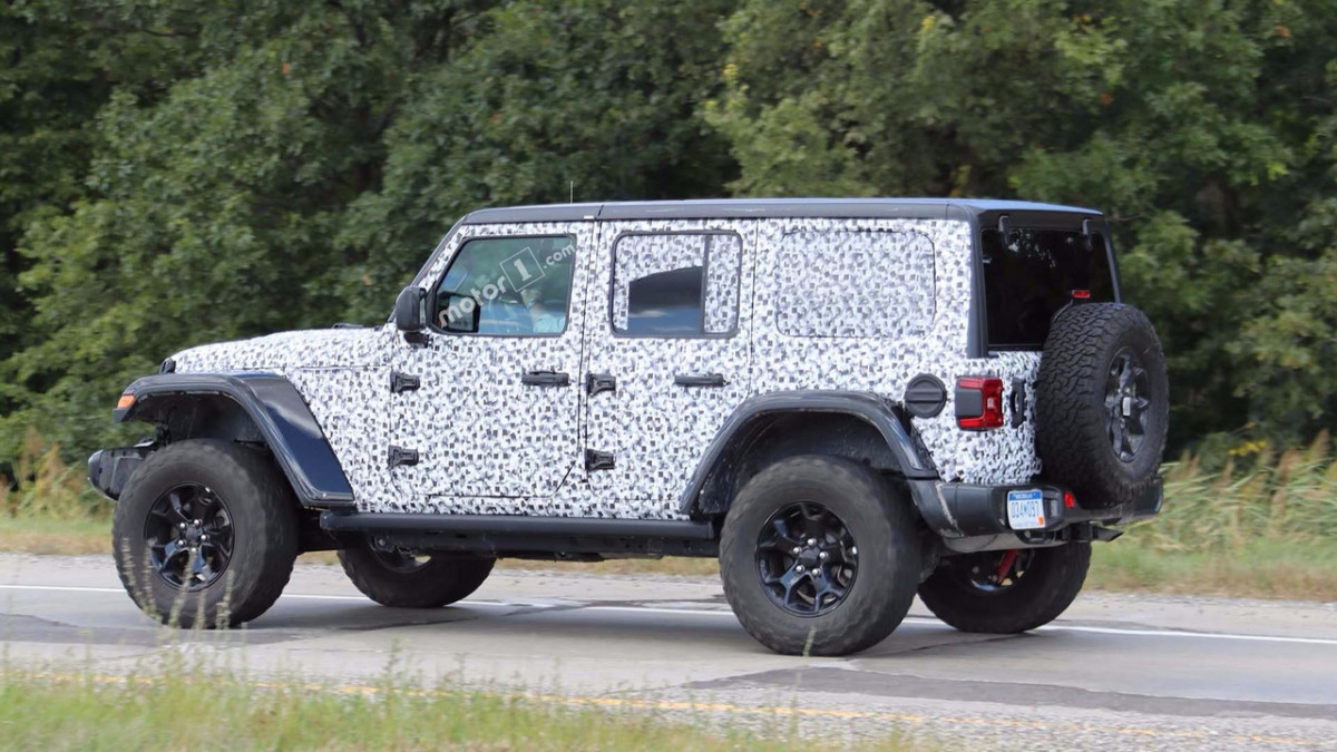 Новый Jeep Wrangler 2018 рассекречен в США