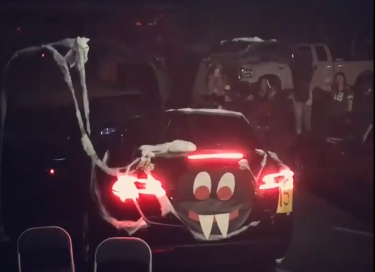 Tesla Model X halloween