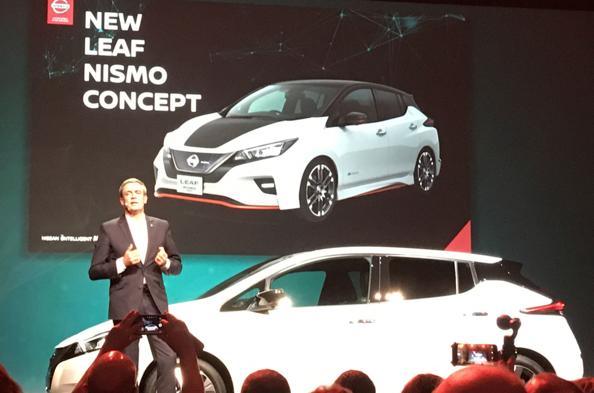 Ателье Nismo готовит тюнинг Nissan Leaf 2018