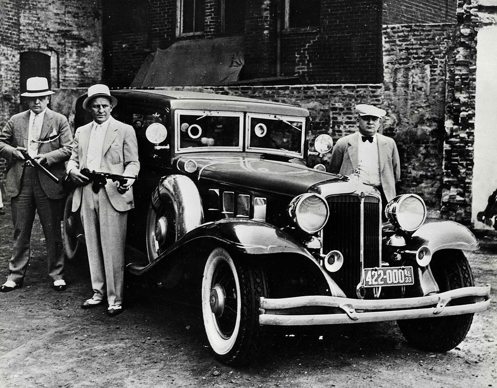 автомобили гангстеров 30-х годов