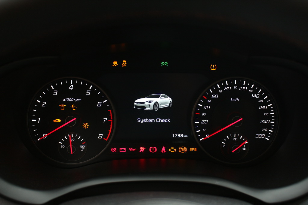 Приборы Kia Stinger 2017