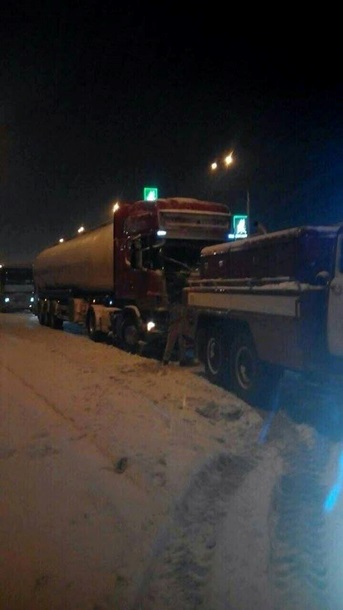 Снегопад в Украине: