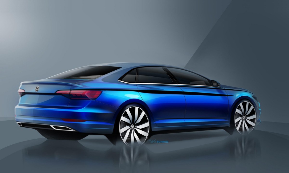 Первые официальные изображения Volkswagen Jetta 2019