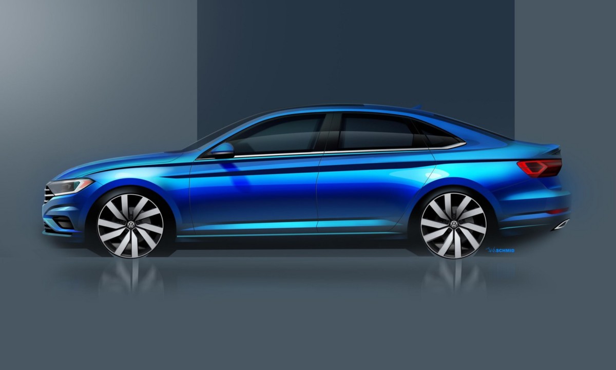 Первые официальные изображения Volkswagen Jetta 2019