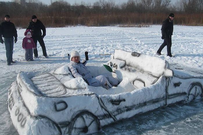 Вытащить машину из снега в Москве