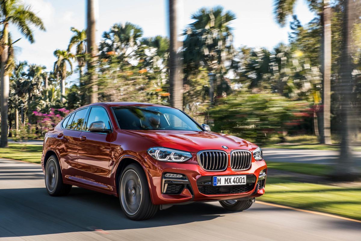 Первые официальные фото BMW X4 2019