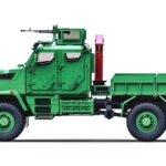 инженерный армейский грузовик 4х4