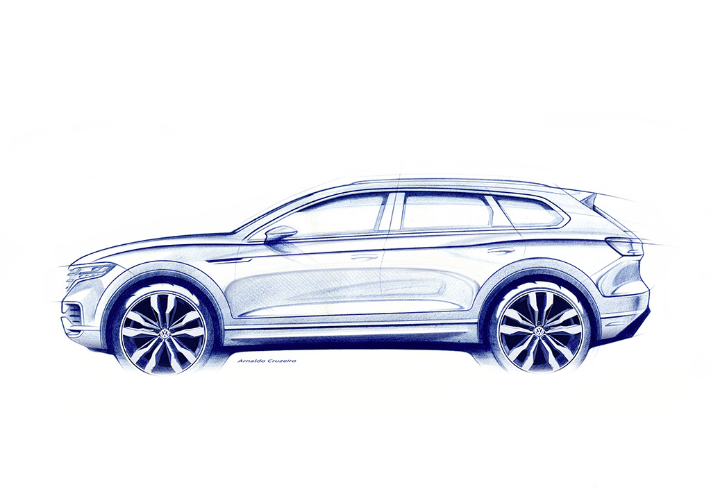 Volkswagen Touareg 2019: официальные изображения и дата премьеры