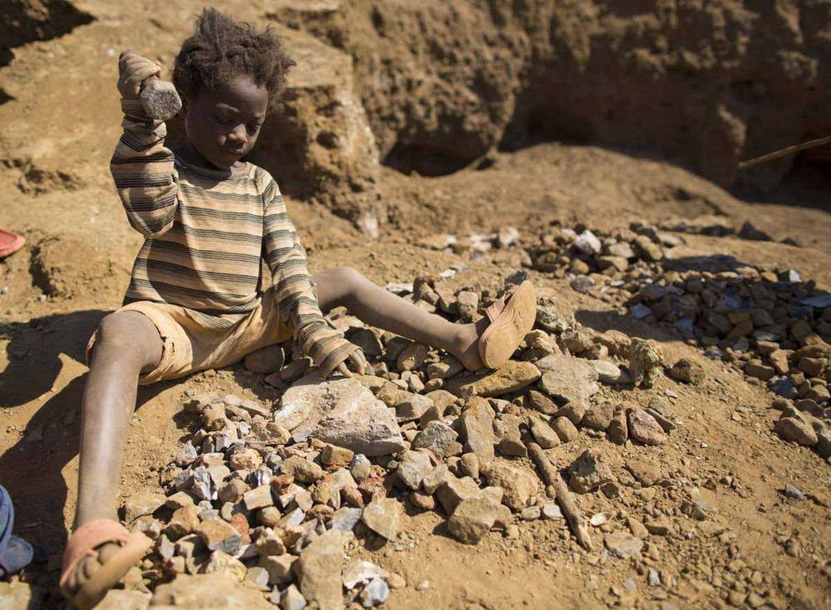 Добыча кобальта в Конго