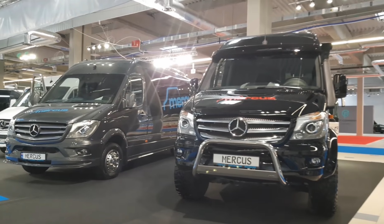 Польский автобус Mercus на шасси Mercedes-Benz Sprinter 4х4