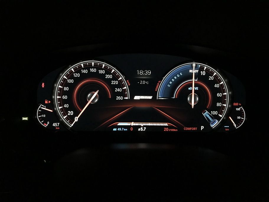 Расход топлива BMW 530e