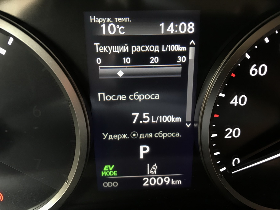 Расход топлива Lexus NX 2018