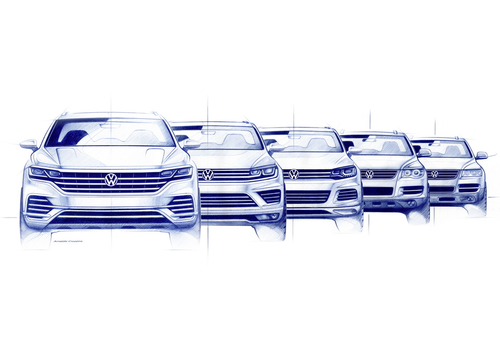 Эволюция Volkswagen Touareg
