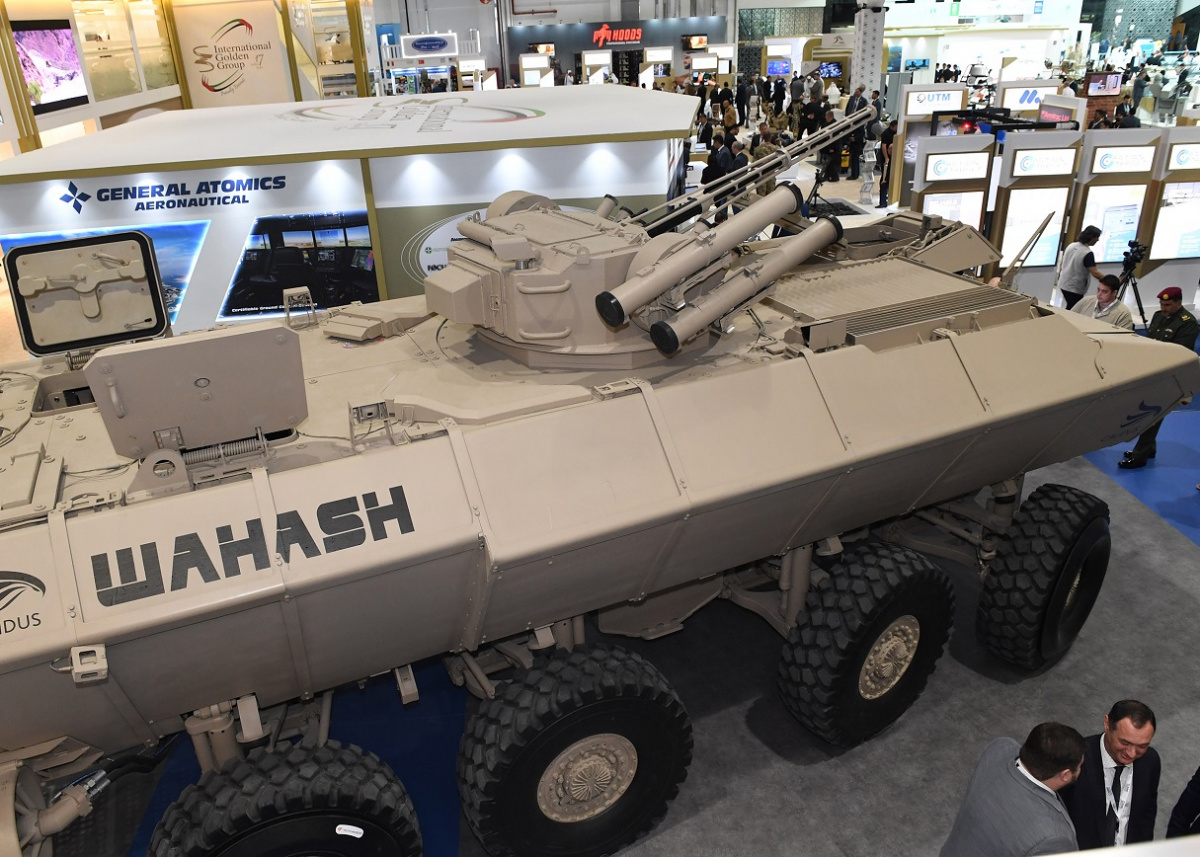 Бронетранспортер Al-Wahash с боевым модулем БМ-3М «Штурм»