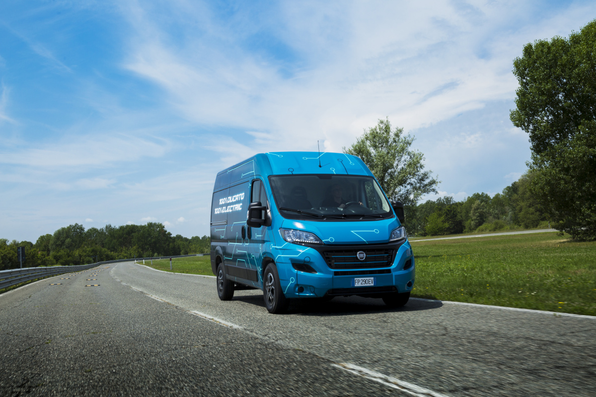 Fiat представила электрический фургон Ducato Electric