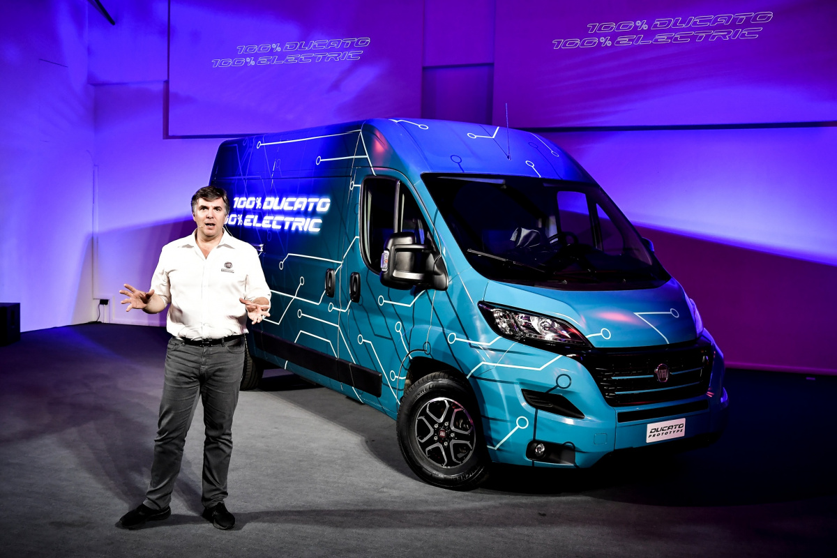 Fiat представила электрический фургон Ducato Electric