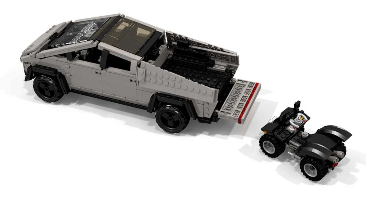 lego tesla cybertruck